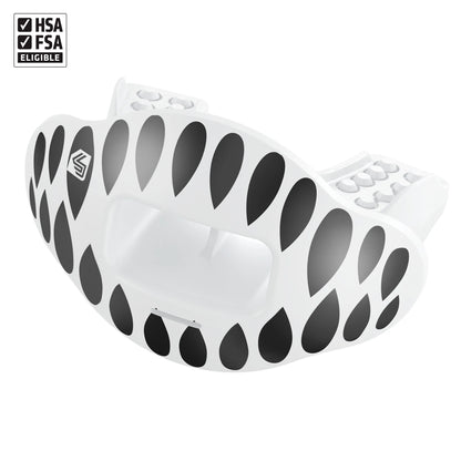 Sport Lip Guard & Mouth Guard 2-Pack, White Fang, One Size Fits All
